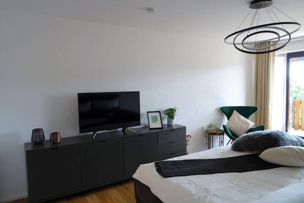 Modernes Apartment mit Traumhaftem Blick ins Grüne Bräunlingen Exterior foto